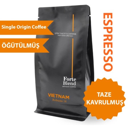 Forte Blend Vietnam Robusta 18 Kahve 250 GR - Espresso için öğütülmüş