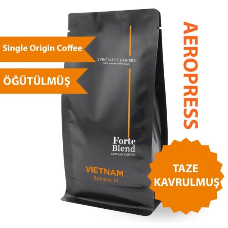 Forte Blend Vietnam Robusta 18 Kahve 250 GR - Aeropress için öğütülmüş