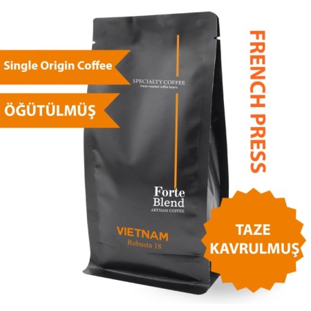Forte Blend Vietnam Robusta 18 Kahve 250 GR - French Press için öğütülmüş