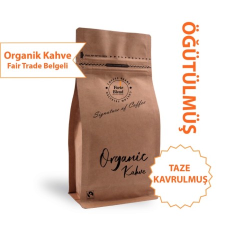 Forte Blend Organic  Kahve 250 GR - Filtre Kahve Makinası için öğütülmüş