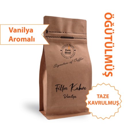 Forte Blend Filtre Kahve Vanilya Aromalı 200 GR - Filtre Kahve Makinası için öğütülmüş
