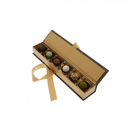 Milano Altın Rengi Trüf Kutusu