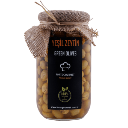 Yeşil Kırma Zeytin / Tarsus Sarı Ulak Ev Yapımı - Tuzlu - 750 gr